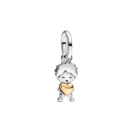 763602C00 boy zilver/goldplated