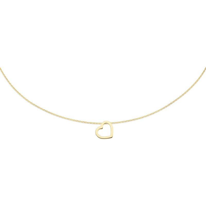 JACKIE GEELGOUDEN COLLIER SWINGING HEART