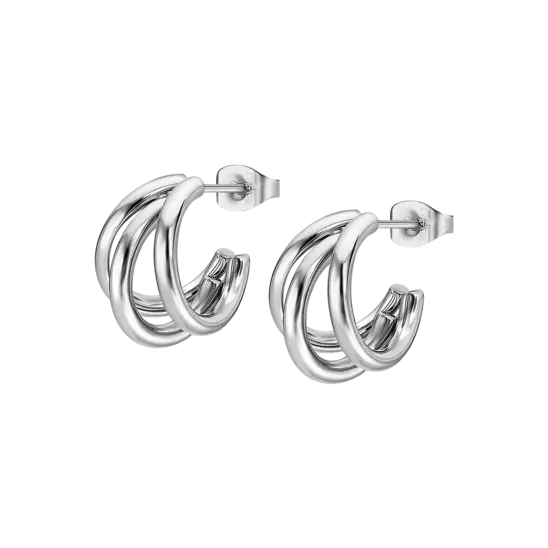 Lotus style dames oorbellen 