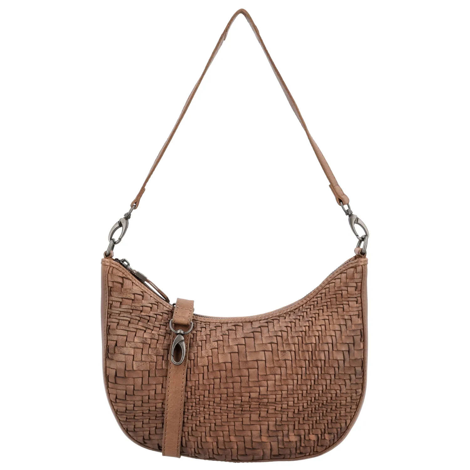 De Hide & Stitches Inspired by Illusion Schoudertas is een stijlvolle en veelzijdige tas met een handgeweven voorkant, wat zorgt voor een unieke en ambachtelijke uitstraling. Ideaal voor dagelijks gebruik dankzij het praktische ontwerp.

De tas heeft een hoofdvak met binnenin een ritsvak en een apart telefoonvak om je spullen overzichtelijk op te bergen. Aan de achterkant zit een extra ritsvak voor items die je snel bij de hand wilt hebben.

De tas is voorzien van een korte, afneembare schouderband én een lange, verstelbare en afneembare schouderband. Zo kun je de tas dragen zoals jij dat prettig vindt – in de hand, over de schouder of crossbody.


Kenmerken:
• Leren schoudertas met handgeweven voorkant
• Binnenvak met rits en apart telefoonvak
• Ritsvak aan de achterkant
• Afneembare korte schouderband
• Verstelbare en afneembare lange schouderband