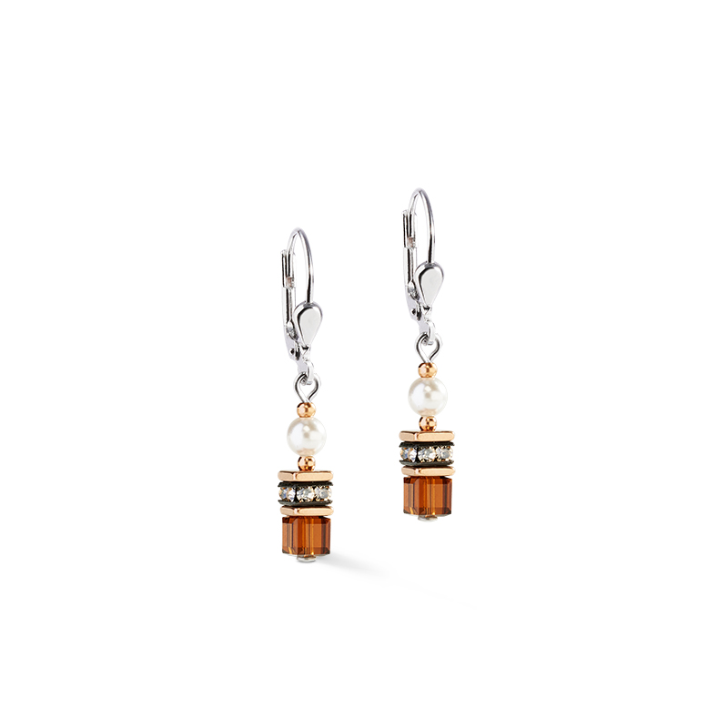 Pierced Earrings Mocha Mousse