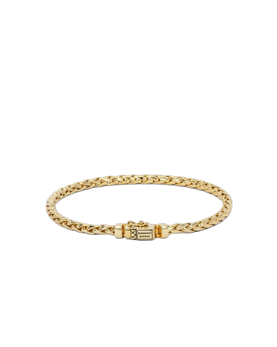 J015GV D - George Mini Armband Goud Vermeil