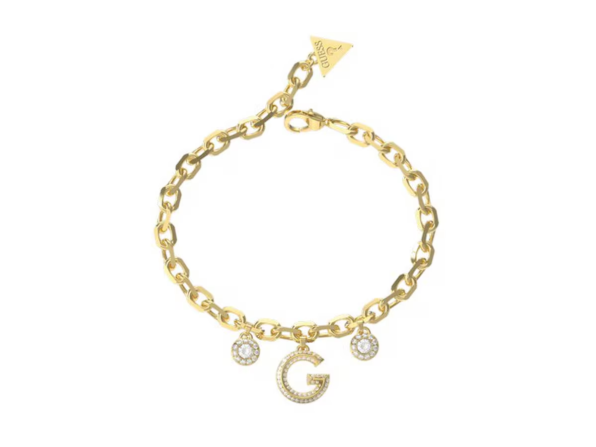 De Guess Jewellery armband JUBB05445JWYGS is een stijlvolle armband van het merk Guess. Deze armband valt onder de categorie sieraden en is specifiek een armband. Draag deze elegante armband om een vleugje luxe toe te voegen aan je dagelijkse look of bij speciale gelegenheden. Ideaal om te combineren met andere sieraden voor een complete uitstraling.