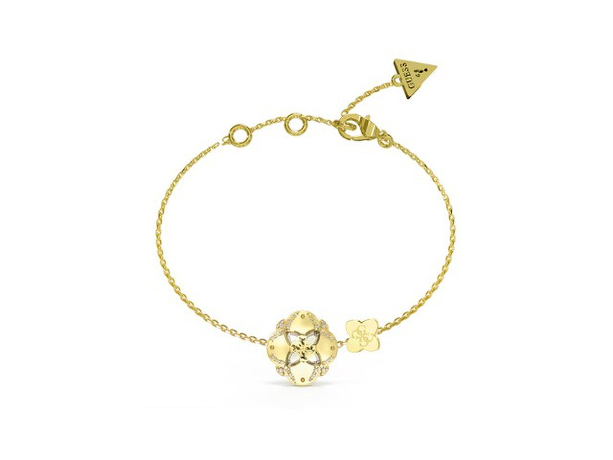 Dit Guess Jewellery armband, modelnummer JUBB05503JWYGS. Perfect te dragen voor zowel casual als formele gelegenheden. Combineer het met bijpassende accessoires voor een complete look. Voeg het eenvoudig toe aan je verzameling voor een tijdloze stijl.