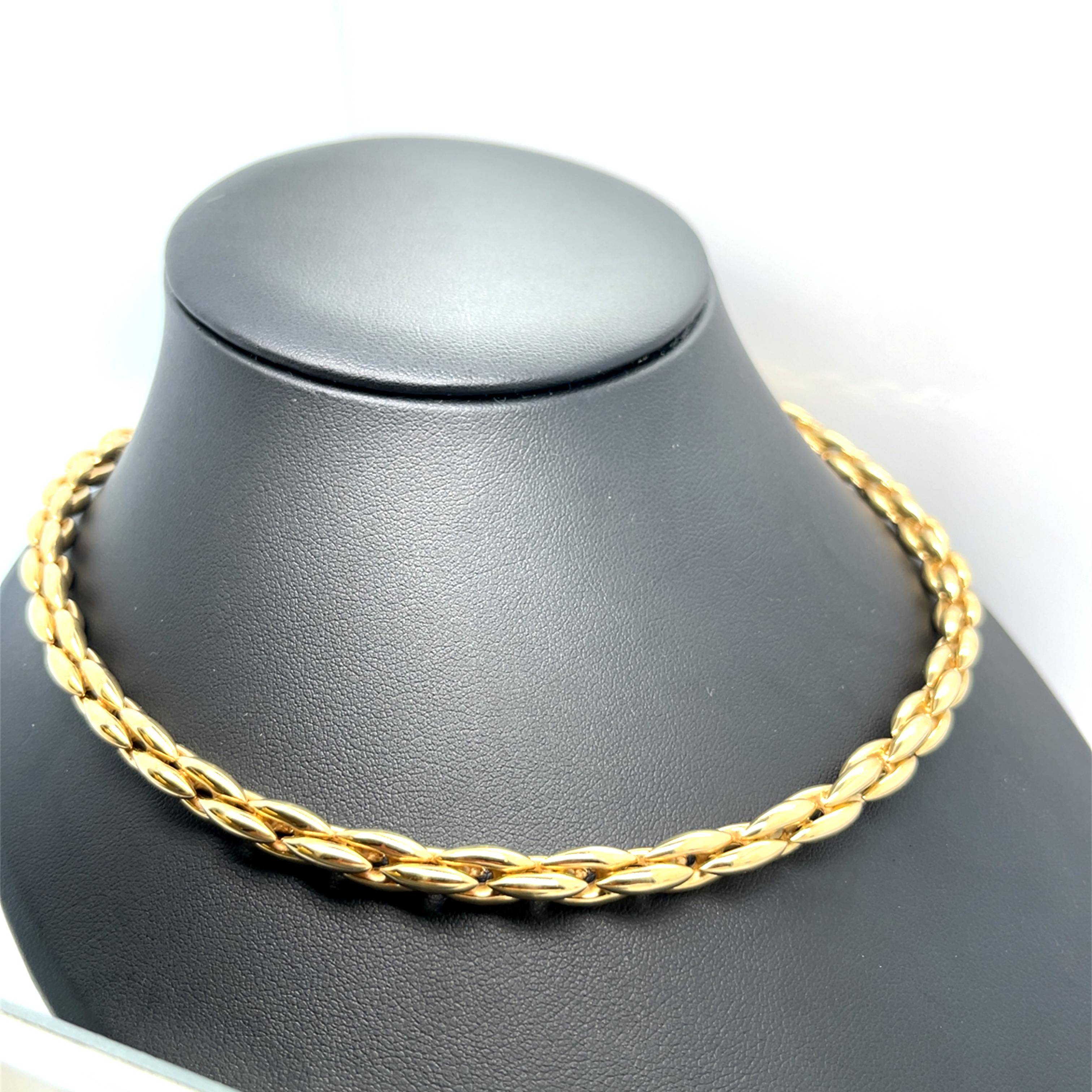 OCCASION14KRTGEELGOUDENCOLLIERSCHAKEL