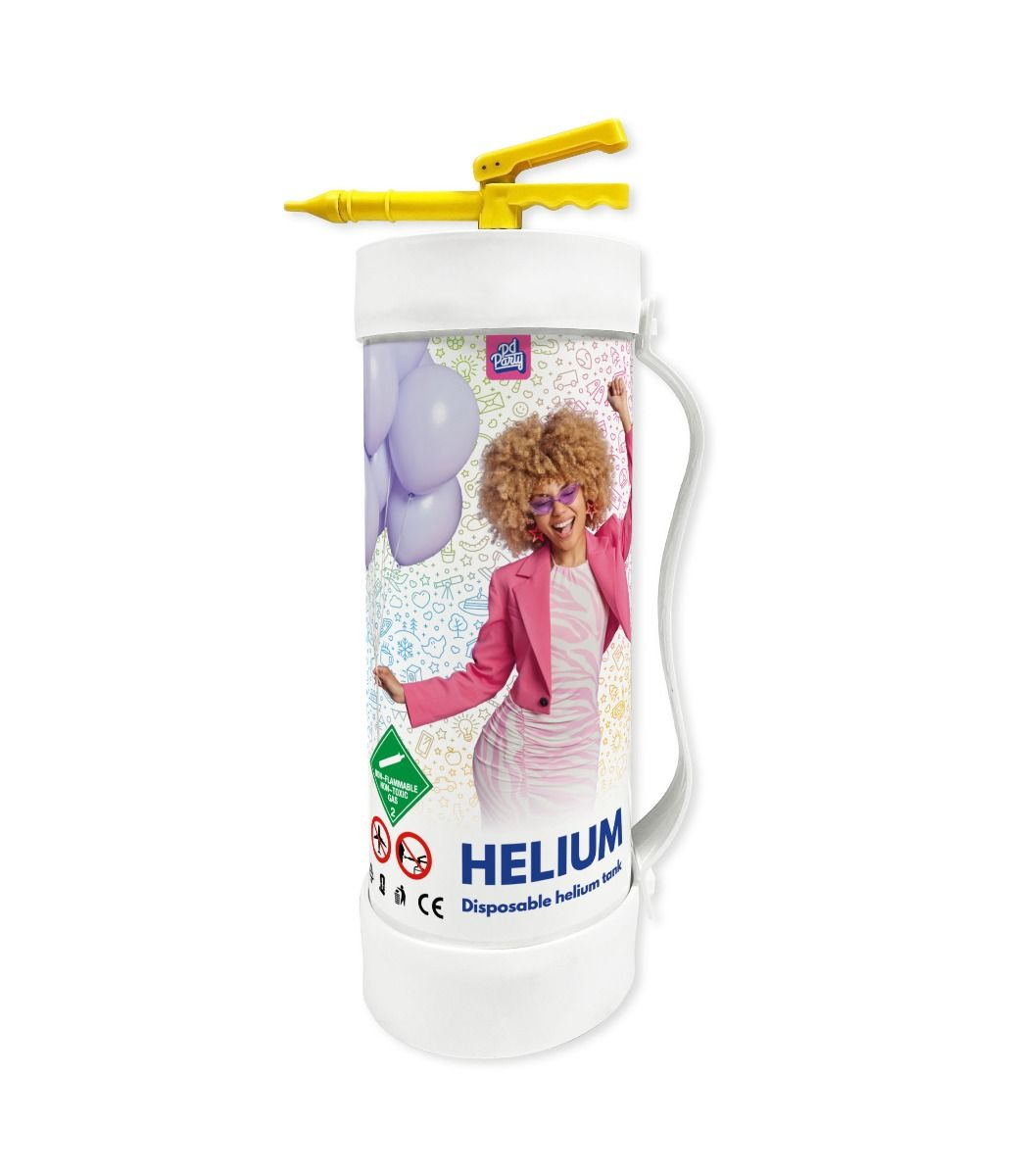  Deze helium tank - 50 balloons is onmisbaar op een feestje waar een grote hoeveelheid ballonnen op moet worden geblazen. Geen gedoe met opblazen, je koppelt de ballonnen simpel aan deze tank (3,3l) en ze zijn in no-time gevuld. Deze tank is kleiner en handzamer dan de meeste andere, maar met dezelfde inhoud waardoor het erg gemakkelijk te gebruiken is.

De indicatie van het aantal ballonnen dat gevuld kan worden is gebaseerd op standaard ballonnen van 9'' inch. Bij afwijkende vormen en afmetingen kan dit aantal afwijken.