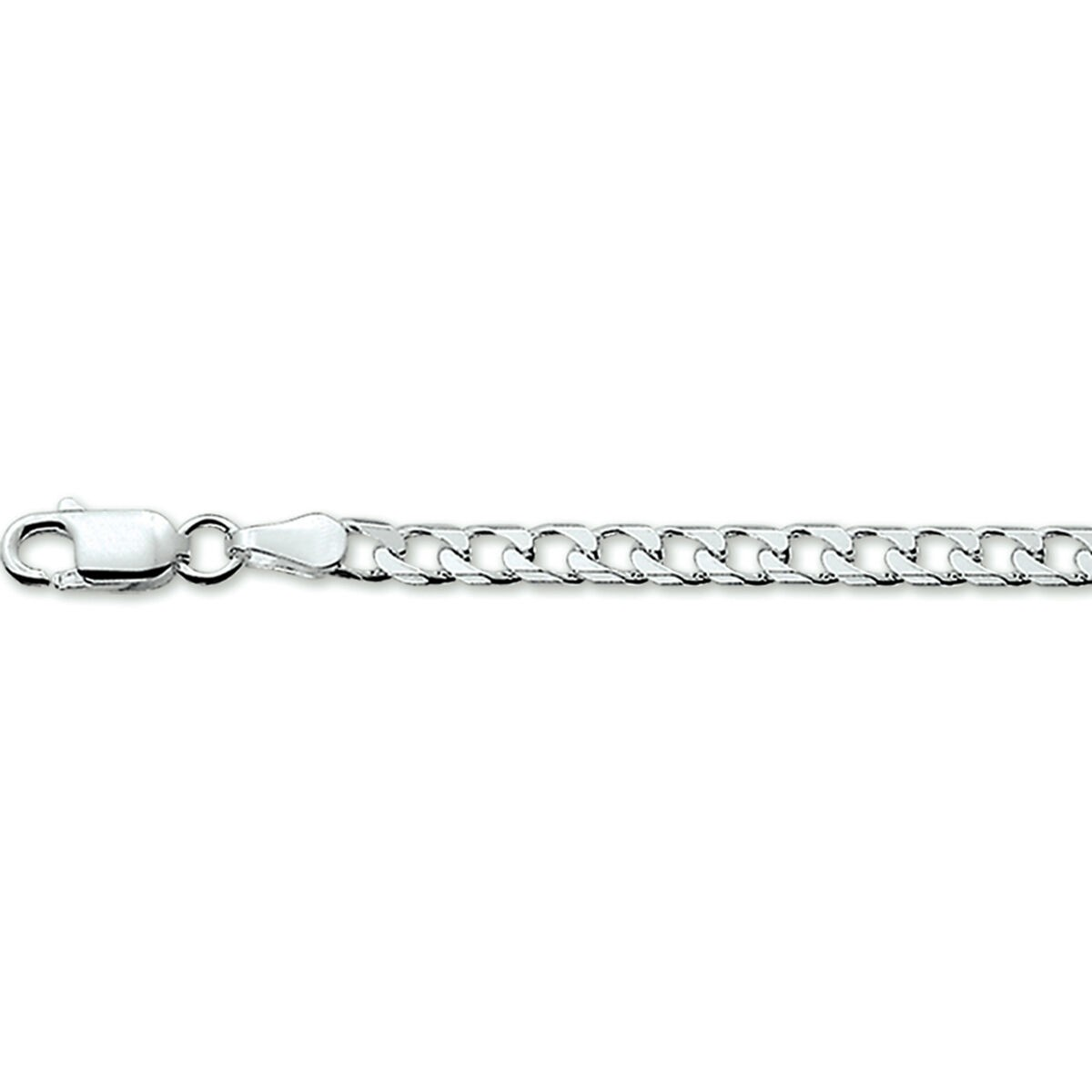 De Zilveren Collier Gourmette 50CM - 3MM is een verfijnde halsketting van het type gourmette. Deze elegante ketting voegt een vleugje luxe toe aan elke outfit. Draag het solo als een subtiel statement of combineer het met andere kettingen voor een gelaagde, trendy look. Perfect voor zowel dagelijks gebruik als speciale gelegenheden.