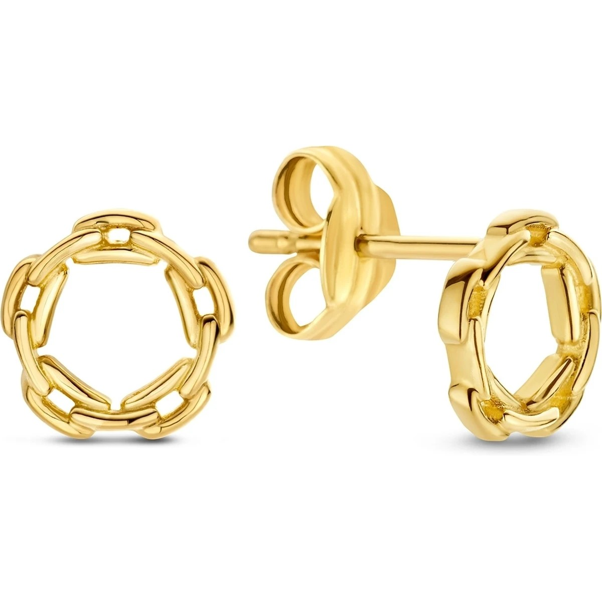 JACKIE GEELGOUDEN OORSTEKER BAIA