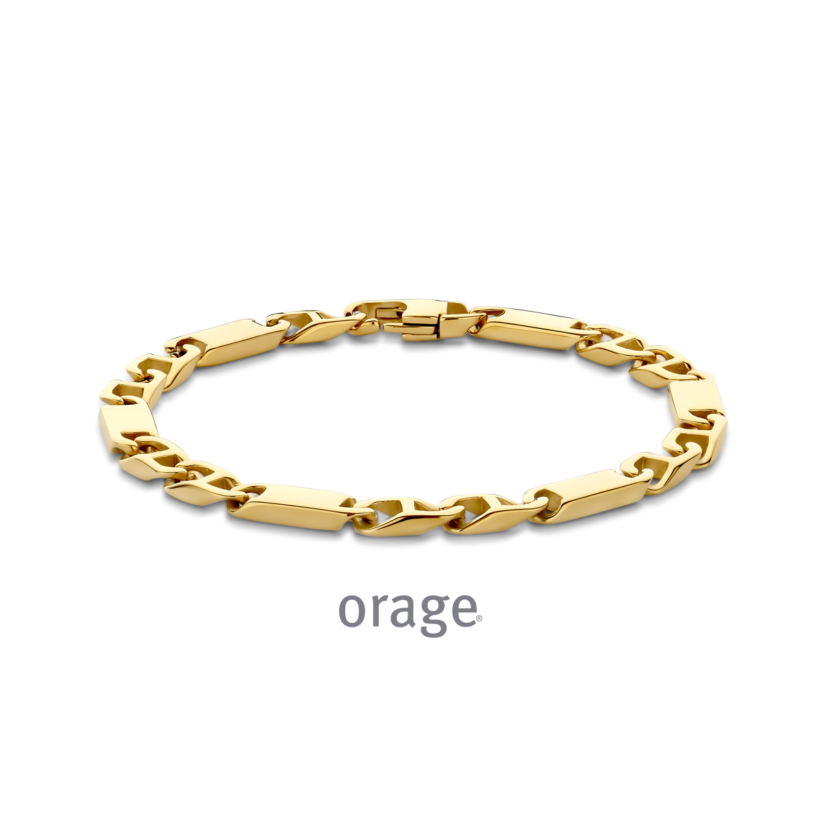 Armband staal geel heren (V/28)