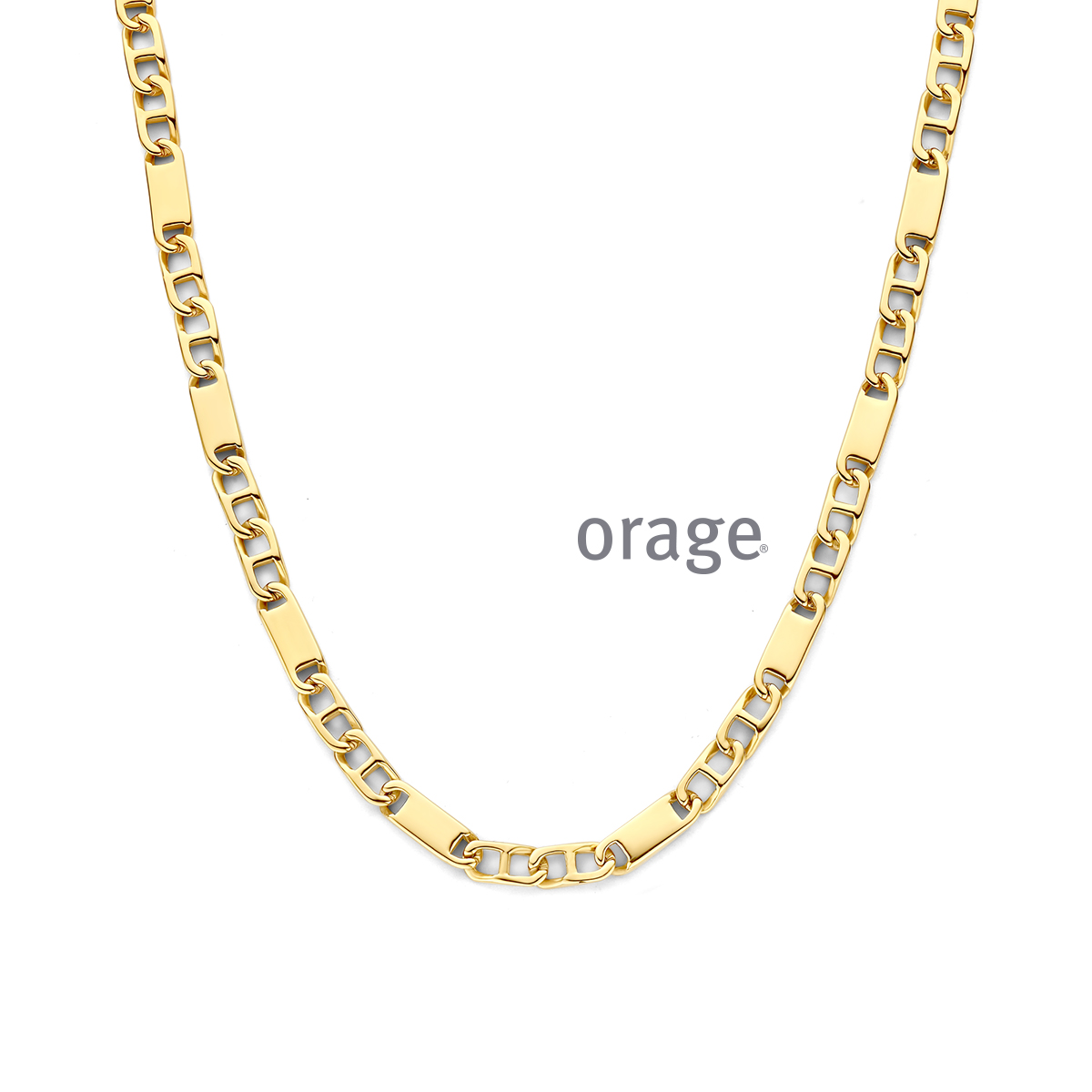 Ketting staal geel heren (V/15)