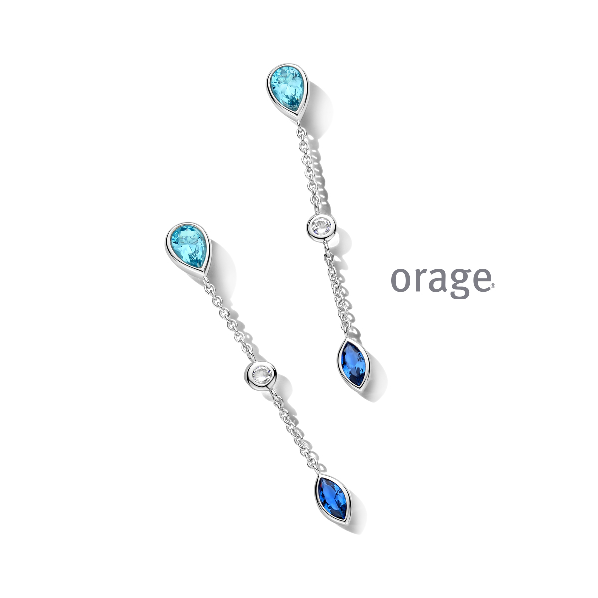 Oorslingers 925 rh CZ (V/14)