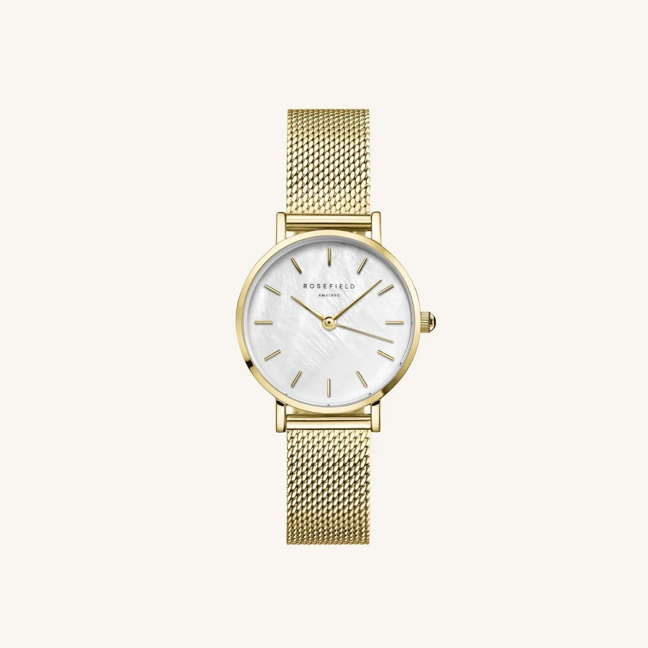 The Small Edit collectie is een klassiek horloge in een modern jasje. Met een kast van 26mm is dit Rosefield's meest verfijnde ontwerp. Shop dit horloge met een roestvrij stalen of leren horlogeband. Wat past bij jou?