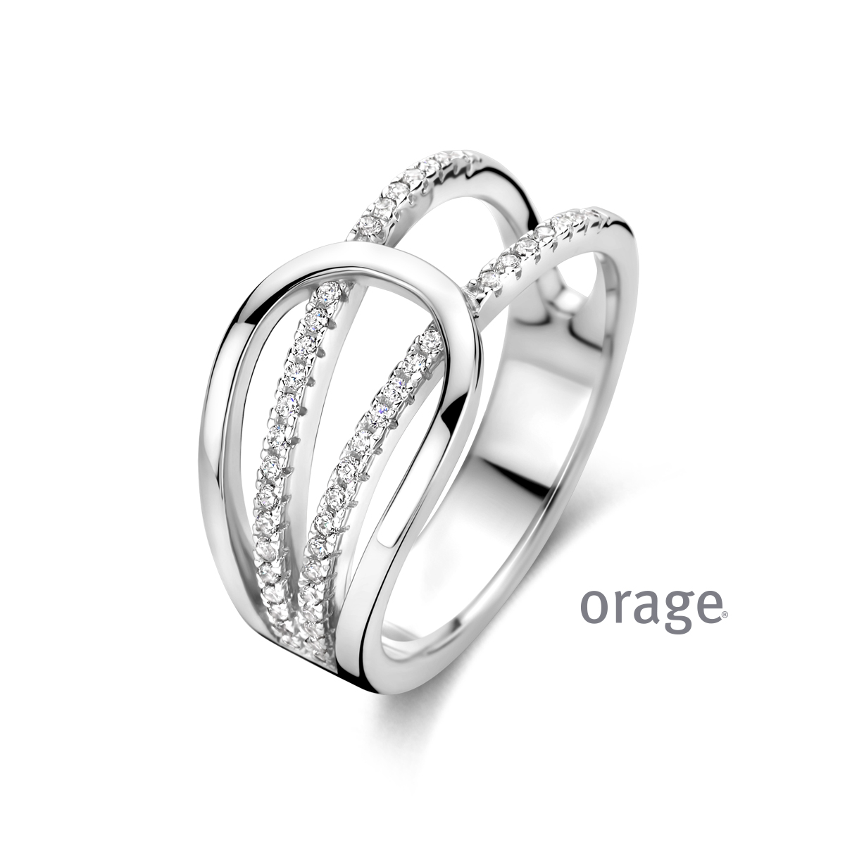 Ring 925 rh CZ (V/39)