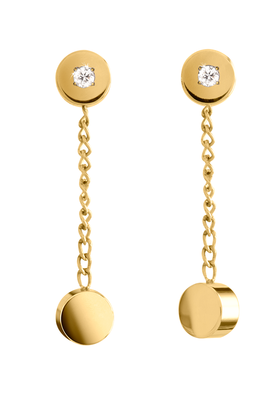 Klassisch-elegante Boccia Titanium Ohrstecker aus hochwertigem, antiallergischem Reintitan begeistern mit ihrer fein goldplattierten, hochgl&auml;nzenden Oberfl&auml;che und setzen edle Akzente zu jedem Outfit. Zwei nat&uuml;rliche Diamanten im funkelnden Brillant-Vollschliff mit einem Gesamtgewicht von ca. 0,01 ct schenken subtile Brillanz und verleihen dem minimalistischen Design eine luxuri&ouml;se Note. Dank des federleichten Titans sind diese Ohrstecker besonders angenehm zu tragen und ideal f&uuml;r Alltag wie besondere Anl&auml;sse.