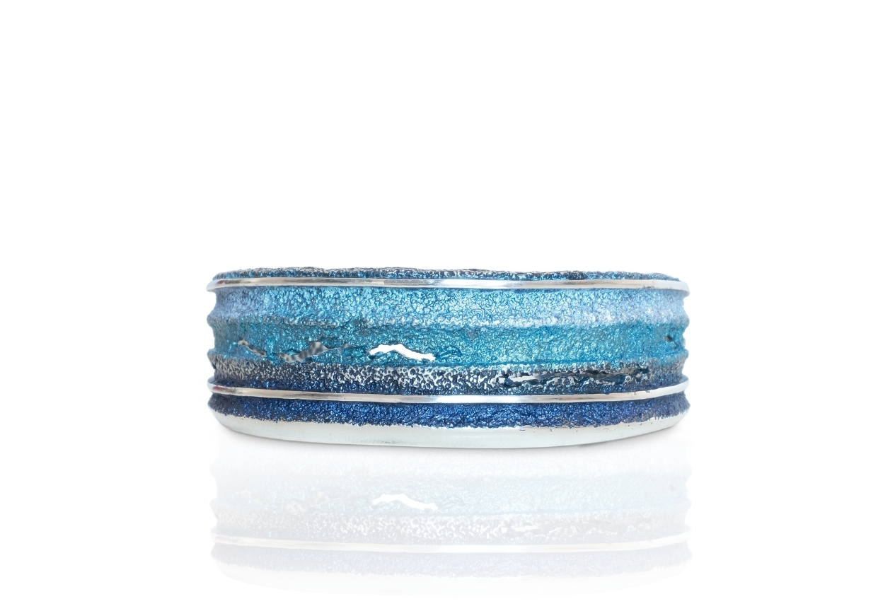 Arior Barcelona - Zilveren Bangle armband, Formentera-blue Sinera - 1020252XPU