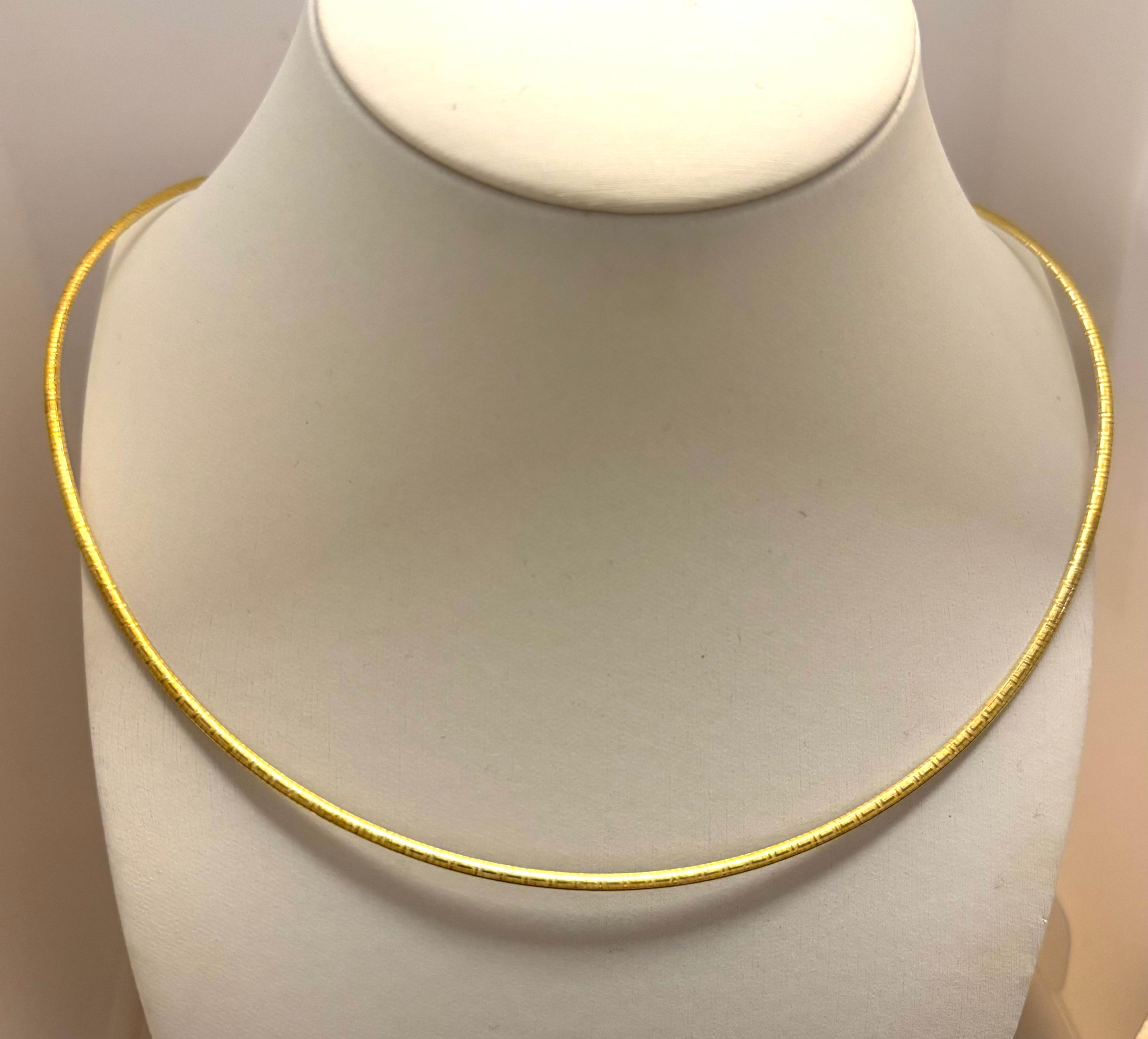 Gouden choker 