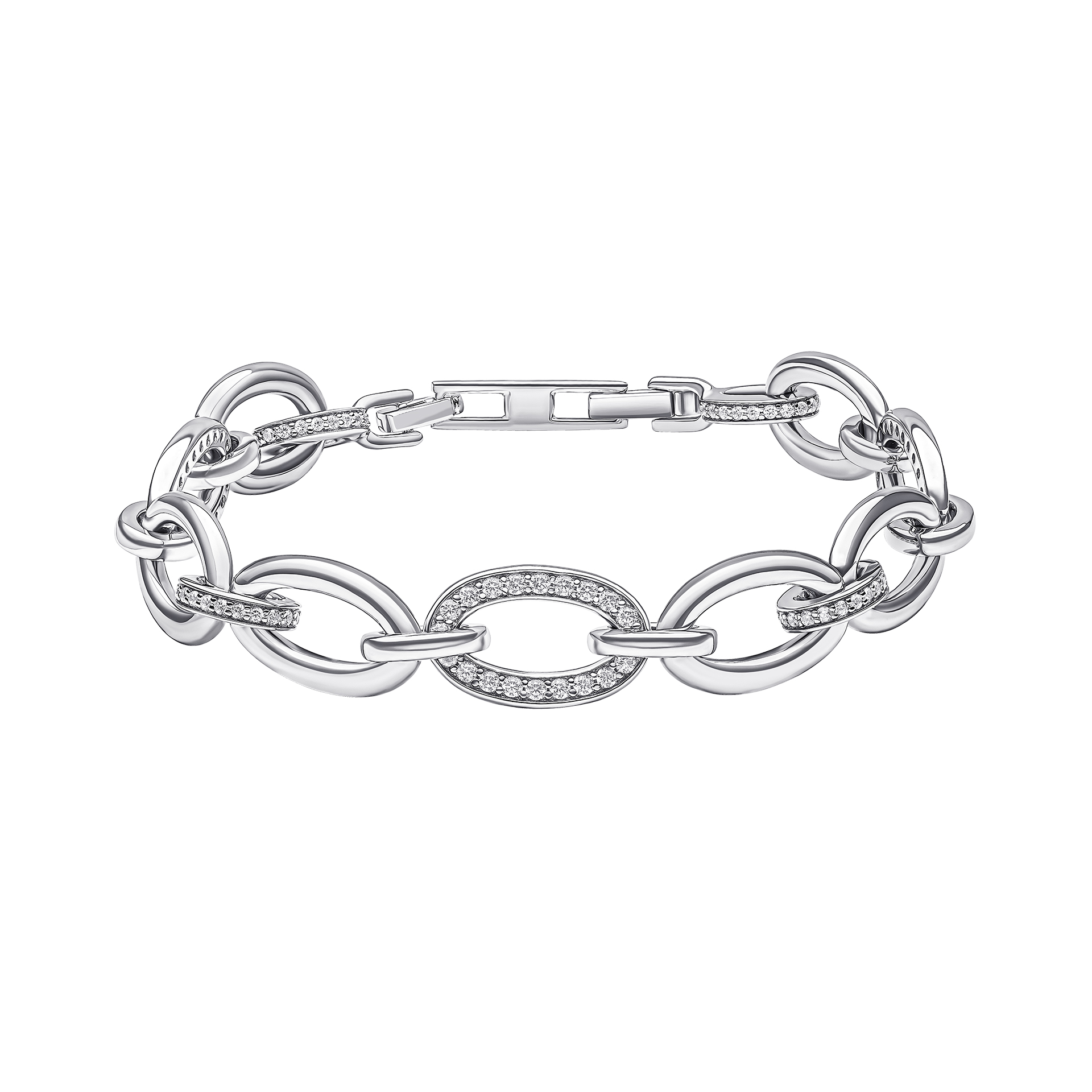 925/- Silber Armband mit Zirkonia. Von 17cm auf 19 cm zu verlängern. Tragen Sie es am besten alleine für einen minimalistischen Stil oder kombinieren Sie es mit anderen Armbändern für einen trendigen Layering-Effekt. Perfekt für jeden Anlass.