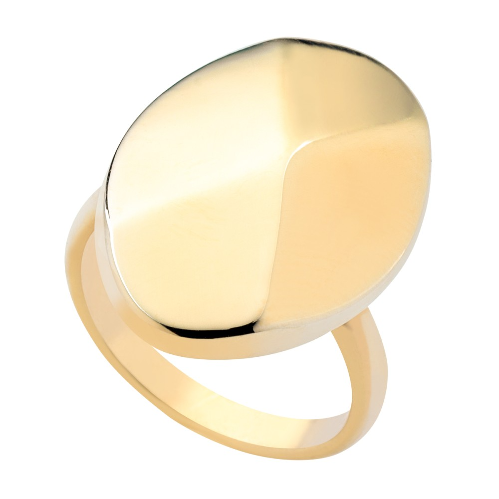 Ring in zilver verguld van het merk Marcello Pane 