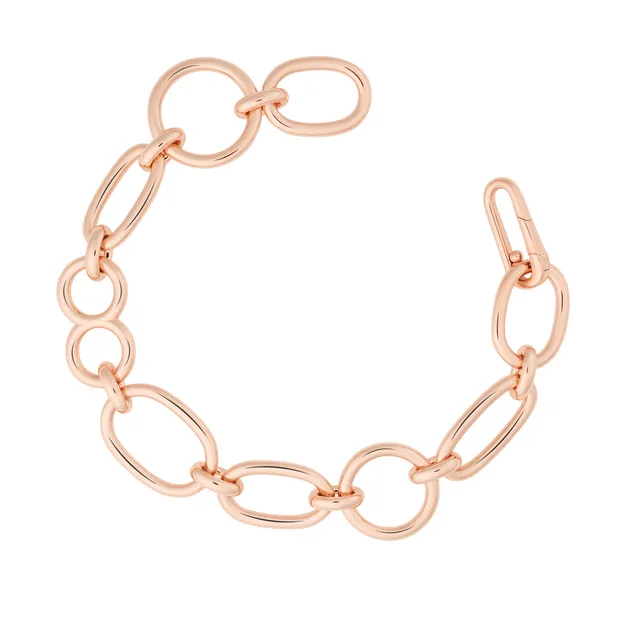 een 18 krt rose gouden armband van Bron model Classico