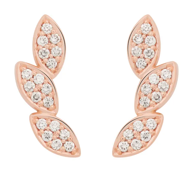 De Bron Poppy Petal oorstekers, modelnummer 8OR4913BR, zijn verfijnde stud oorbellen met briljantgeslepen diamanten van 0,30 karaat. De diamanten hebben een uitzonderlijke helderheid (VVS1) en een G-kleur. Ideaal voor dagelijks gebruik of speciale gelegenheden, kunnen ze perfect gecombineerd worden met casual en formele outfits voor een vleugje elegante verfijning.