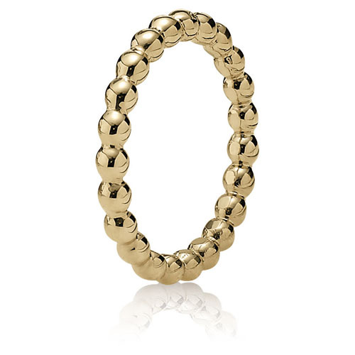 Pandora gouden bubbelring 14k