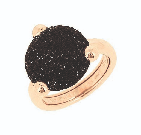 Ring Yellow black dust