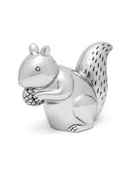 Verzilverde spaarpot Eekhoorn | WG-06292