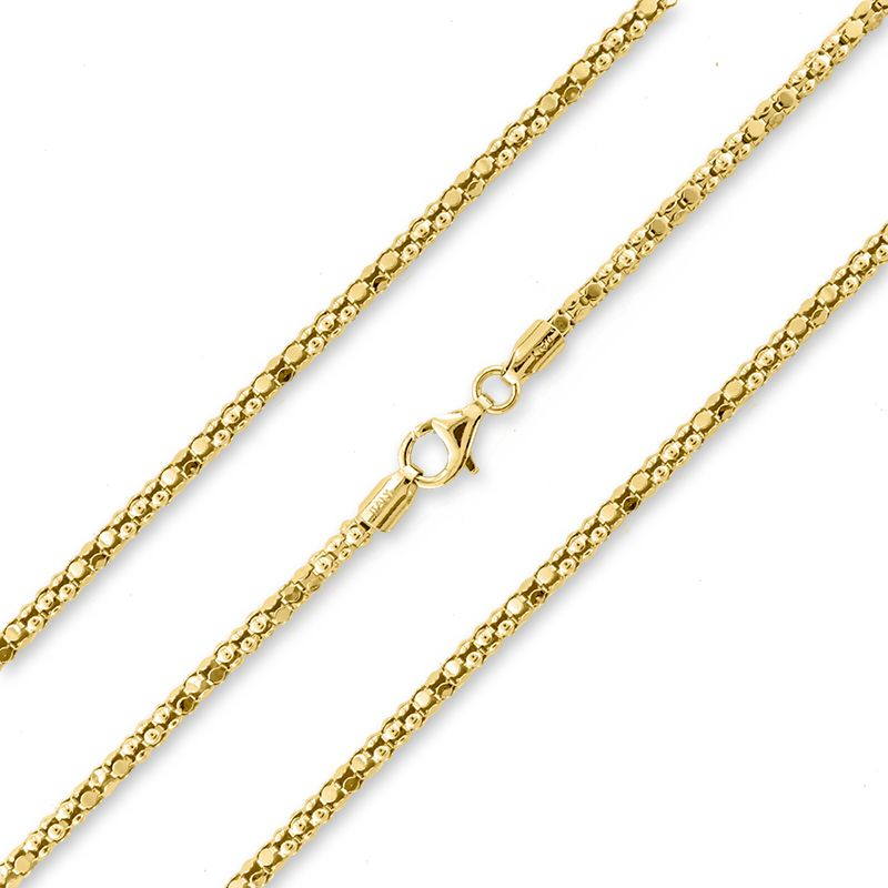 My Imenso zilveren collier met goudoplaag en 50 cm lang