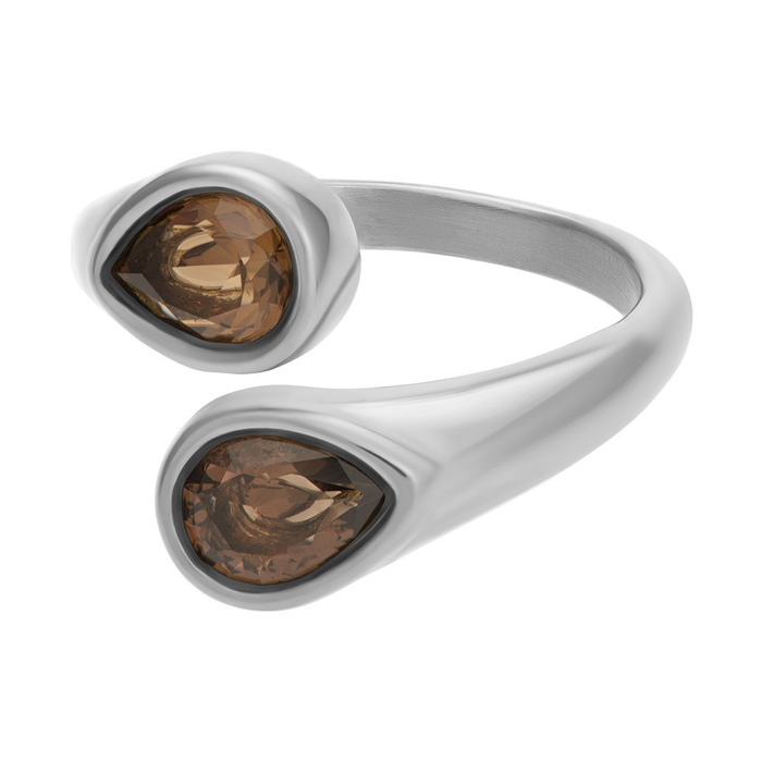 IXXXI ring met bruine stenen