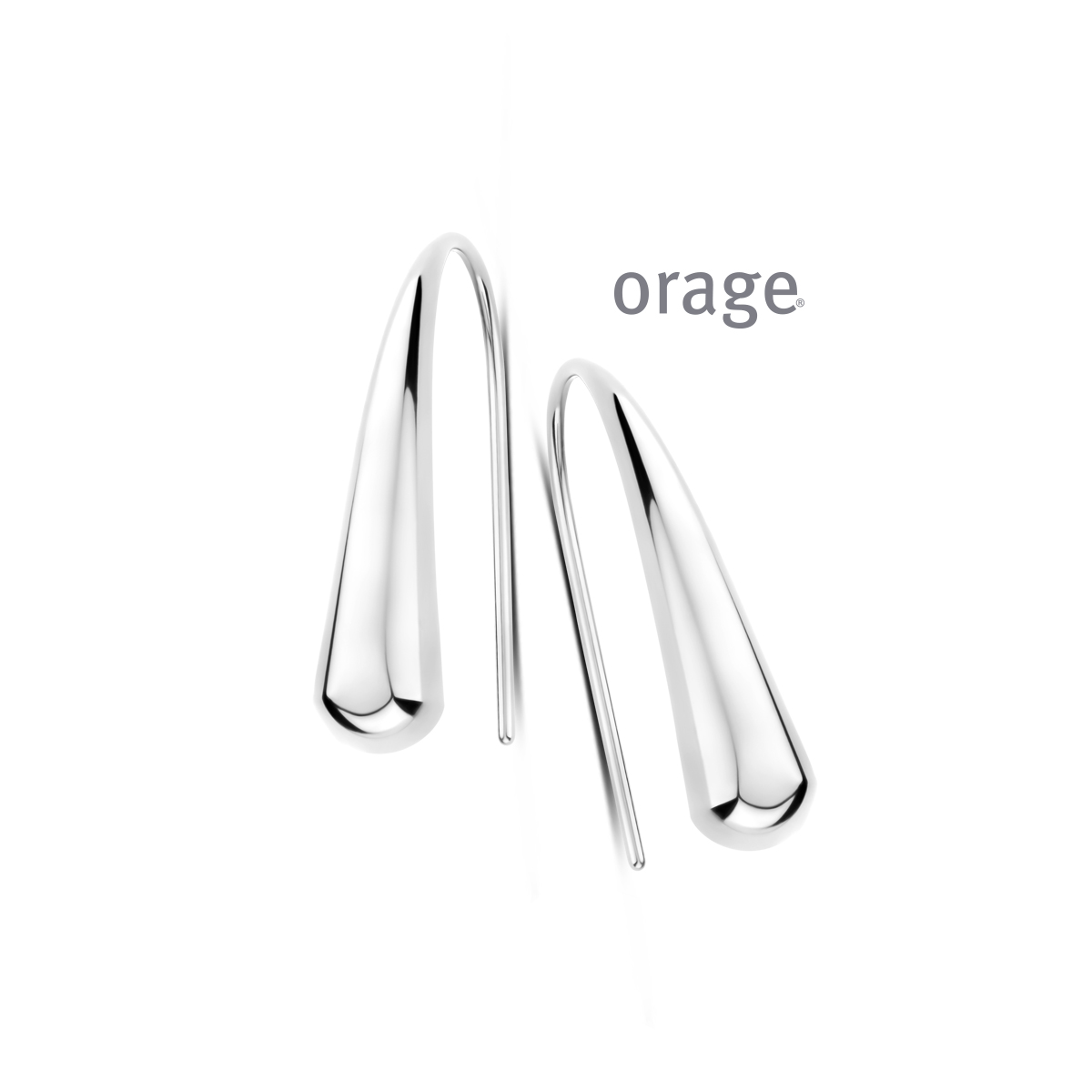 Orage oorhangers staal