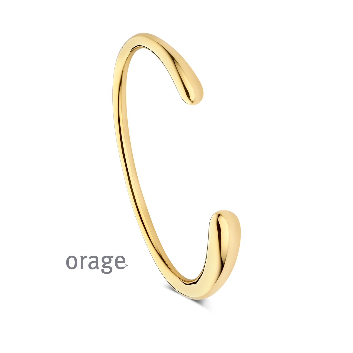Orage armband geel staal
