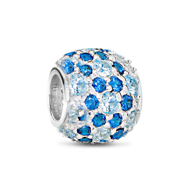 Rosa di Luca 664.017 Bedel met Blauwe Zirkonia