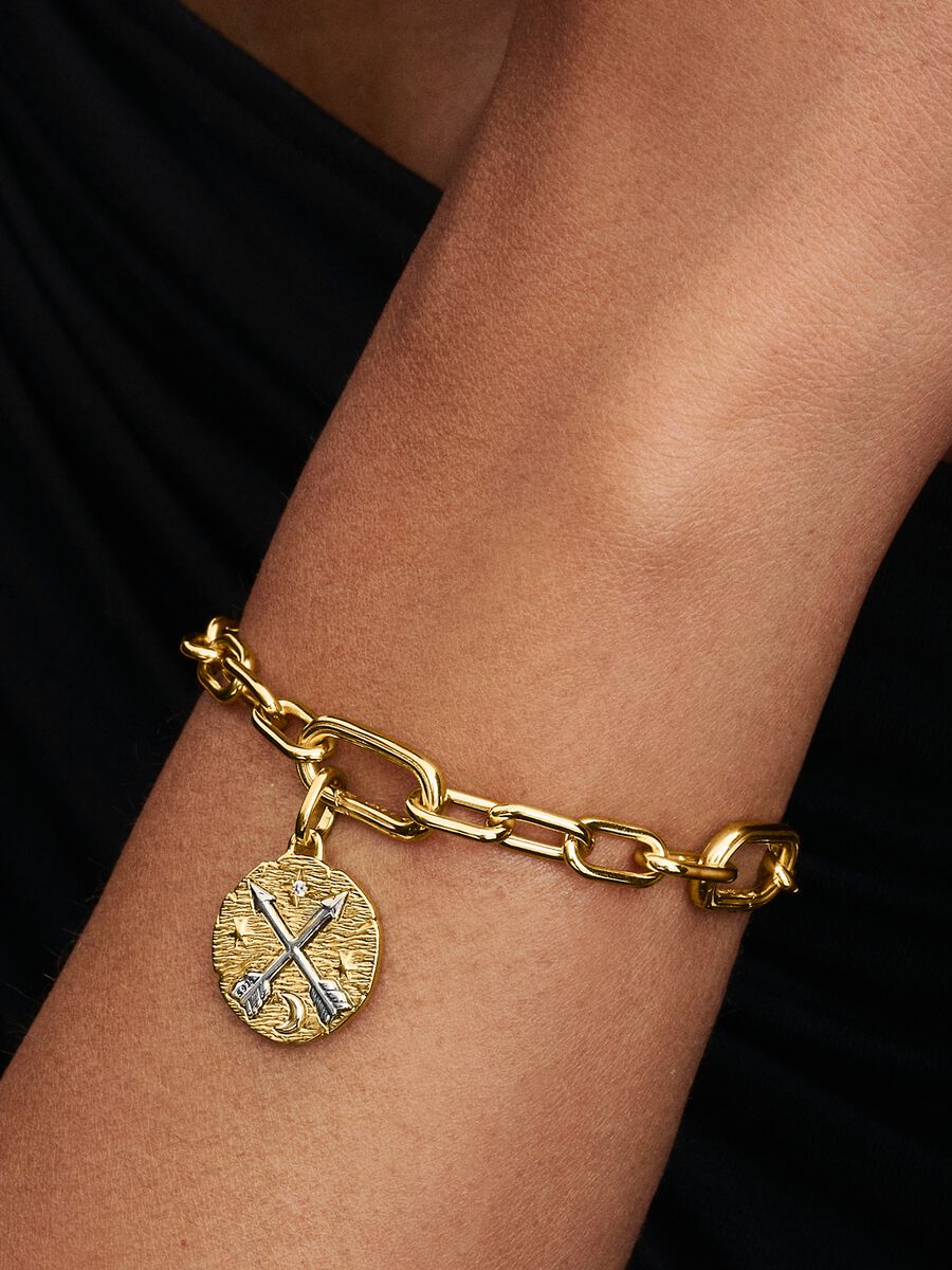 Medaillonbedel kruisende pijlen