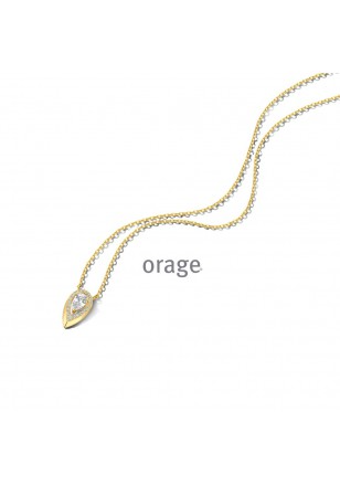 Ketting in zilver verguld van Orage 