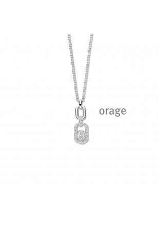 Ketting met hangertje in zilver van Orage 