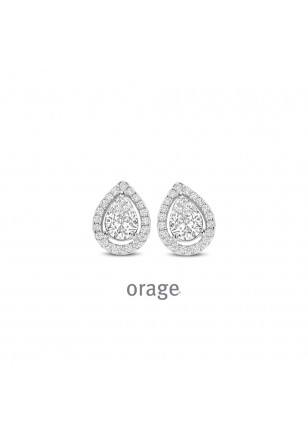 Oorringen in zilver van Orage 