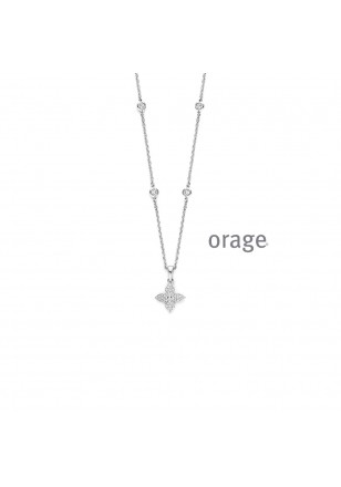 Ketting met hangertje in zilver van Orage 