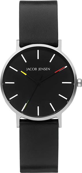 Dit is een horloge van het merk Jacob Jensen gemaakt voor dames.
De specificaties zijn als volgt:
Kastmaat: 32 mm
Kastdikte: 7
Bandlengte: 18
Bandbreedte: 16
Waterdichtheid: 5 ATM / 50 Meter / 165 Feet