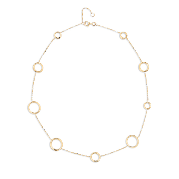 De ITALO BOTTENE COLLIER, modelnummer CO-0644-45, is een prachtige gouden ketting vervaardigd van 14 karaat goud. Met een hoogte van 13,9 mm en een glanzende afwerking, straalt deze halsketting elegantie uit. Het collier is 450 mm lang, perfect om op zichzelf te dragen of te combineren met andere sieraden voor een gelaagde look. Ideaal voor elke gelegenheid.