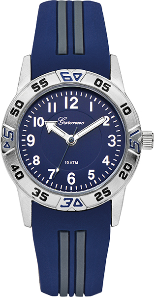 Dit is een horloge van het merk Garonne gemaakt voor jongens.
De specificaties zijn als volgt:
Kastmaat: 31 mm
Kastdikte: 9 mm
Bandlengte: 180
Bandbreedte: 17
Waterdichtheid: 10 ATM / 100 Meter / 330 Feet