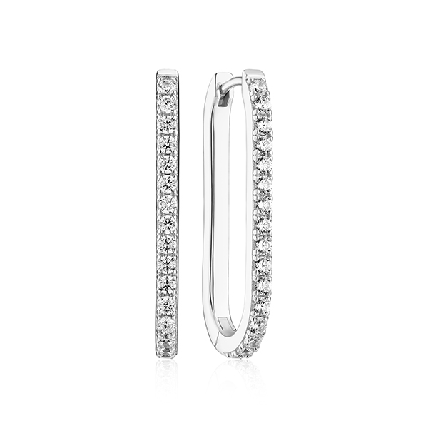 De SIF JAKOBS OORBELLEN SJ-E42211-CZ zijn stijlvolle creool oorbellen van zilver, verrijkt met zirkonia stenen. Ze hebben een grootte van 27 mm en een breedte van 2 mm. Perfect voor dagelijks gebruik of een speciale gelegenheid. Combineer ze met andere zilveren sieraden voor een verfijnde look. Een elegante aanvulling op elke collectie!

