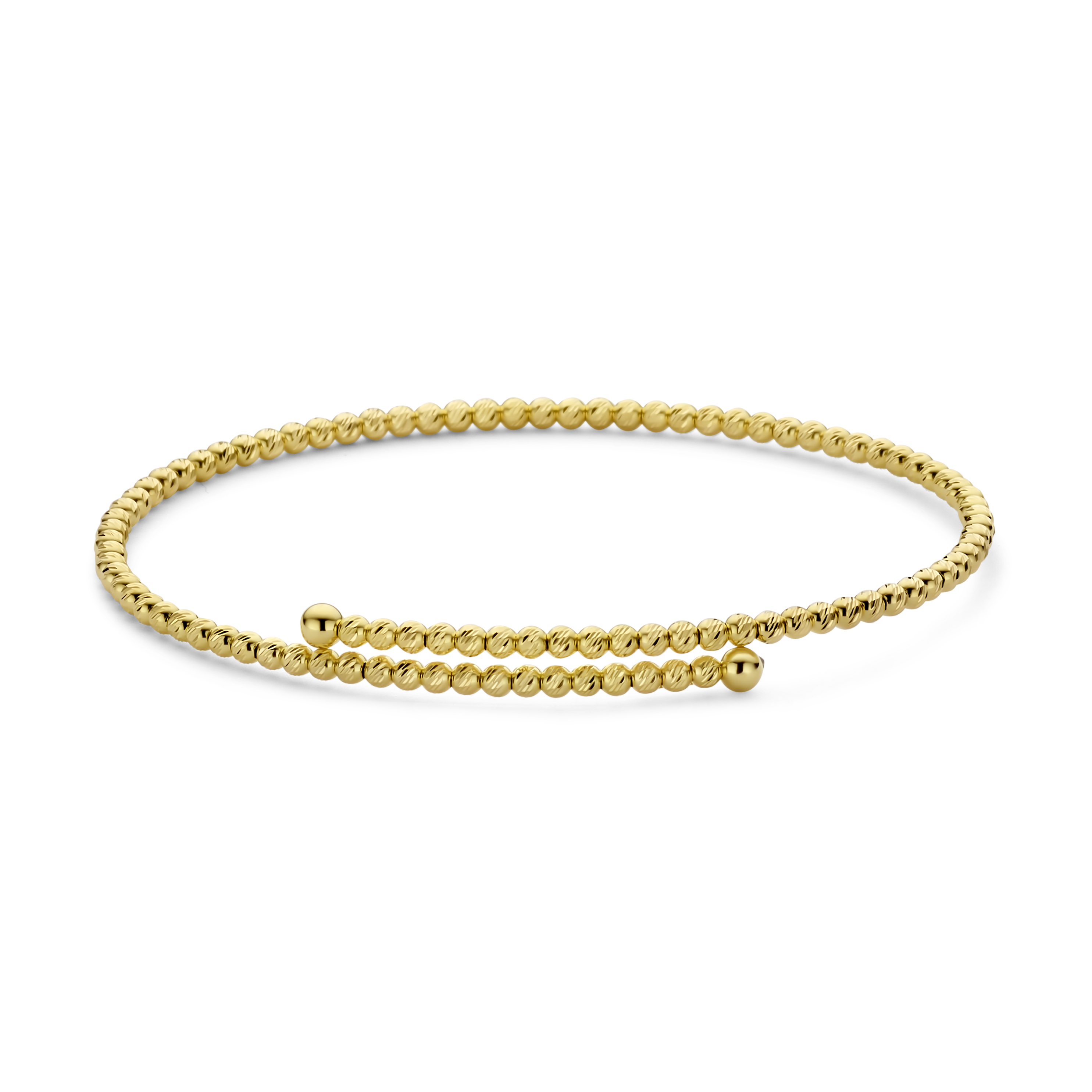 Swing Jewels 18karaats gouden armband met gediamanteerde bolletjes, 