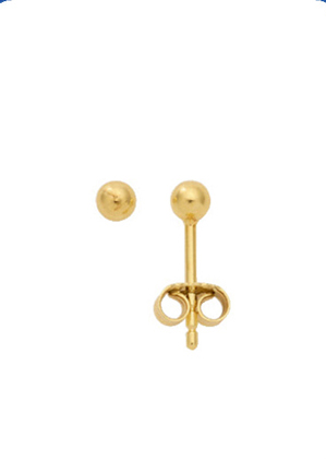 stilvolle kleine 3mm Kugel-Ohrstecker aus 333/- Gelbgold, perfekt für ein schickes und zeitloses Accessoire. Diese Ohrstecker passen ideal zu formellen Anlässen oder verleihen Alltagsoutfits einen Hauch von Eleganz. Tragen Sie sie alleine für einen minimalistischen Look oder kombinieren Sie sie mit anderen goldenen Schmuckstücken für einen glamouröseren Auftritt.

Verfügbar auf Ihrer Webshop-Seite.