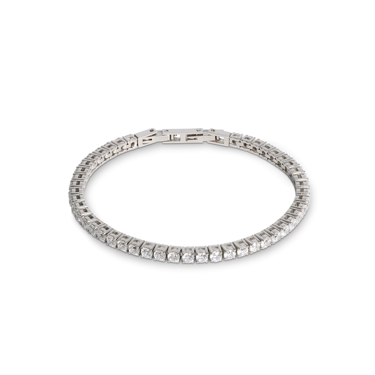 De tennisarmband COEUR DE LION wordt uw favoriete dagelijkse metgezel!

Gemaakt van hoogwaardig roestvrij staal en afgewerkt met sprankelende zirkonia's, combineert hij sportieve elegantie en moderne glamour perfect. Verkrijgbaar in kristal, blauw of de schitterende kleuren van de regenboog, deze armband voegt net dat beetje extra toe. Of hij nu in elegant zilver of stralend goud is, hij past zich aan jouw stijl aan.

Dankzij de afneembare sluiting kan de maat eenvoudig worden aangepast van 18 cm tot 16,5 cm.

Deze armband is perfect te combineren met de Eternal Love-armbanden en de Eternal Unity-collectie. Hij geeft je net dat beetje extra en maakt elke look onweerstaanbaar.