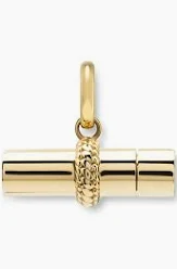 023GV one - Pendant Ben Locket Gold Vermeil