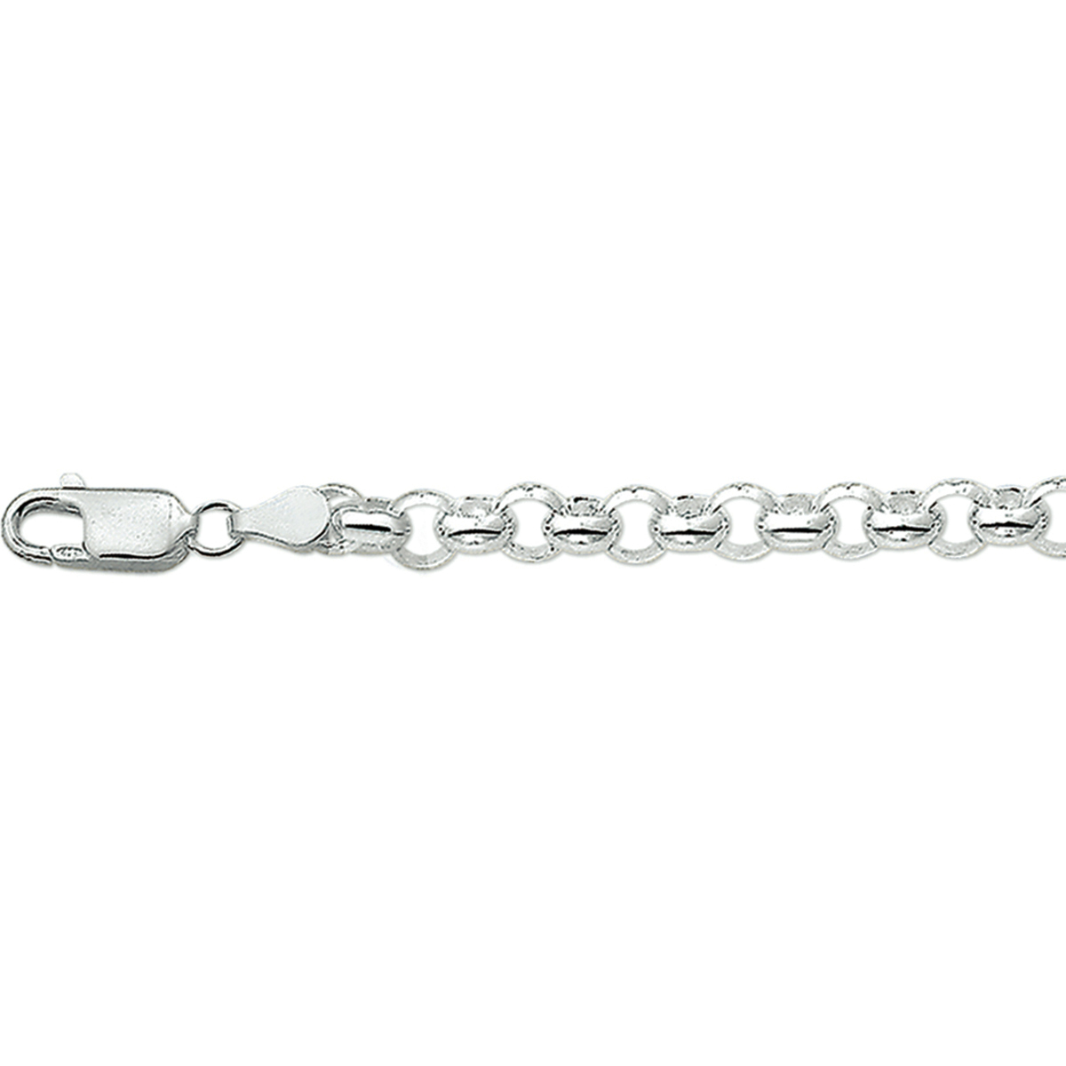 Zilveren Jasseron armband

Breedte: 4.5

Langste lengte: 19
