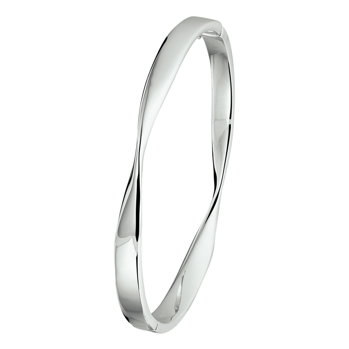 De Huismerk zilveren bangle (modelnummer 1329477) is een elegante slavenarmband, gemaakt van rodiumgeplateerd materiaal. Deze glanzende, zilverkleurige armband is 5,5 mm breed en heeft een diameter van 58 mm. Draag het als een stijlvol statement stuk, los of in combinatie met andere sieraden voor een verfijnde look. Perfect voor elke gelegenheid!