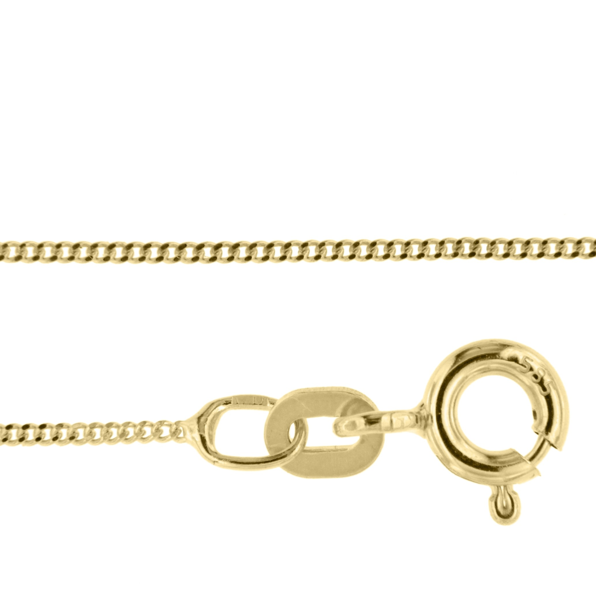 Gourmet colliers 42 cm geelgoud 1,10 mm