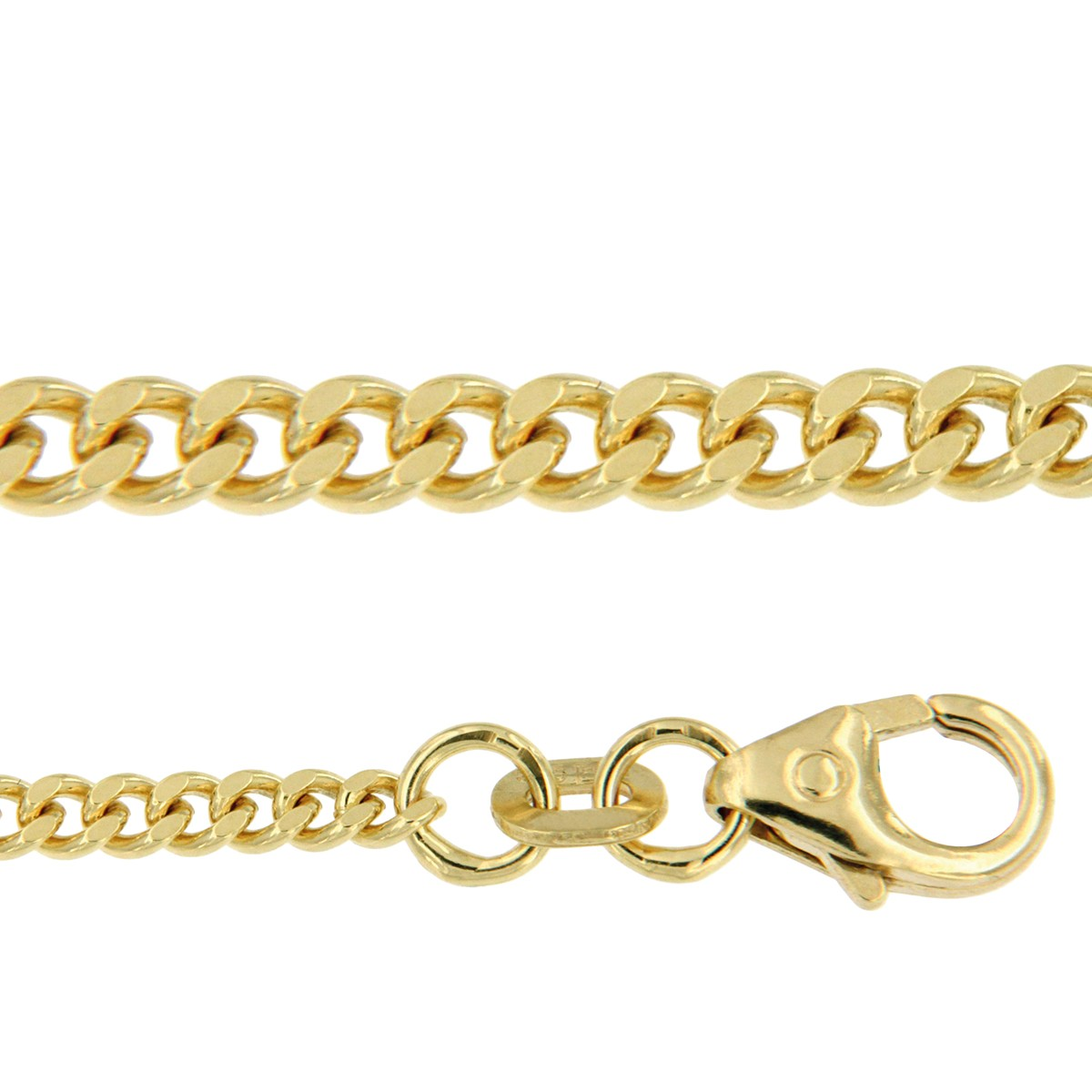 Gourmet colliers 50 cm geelgoud 1,60 mm