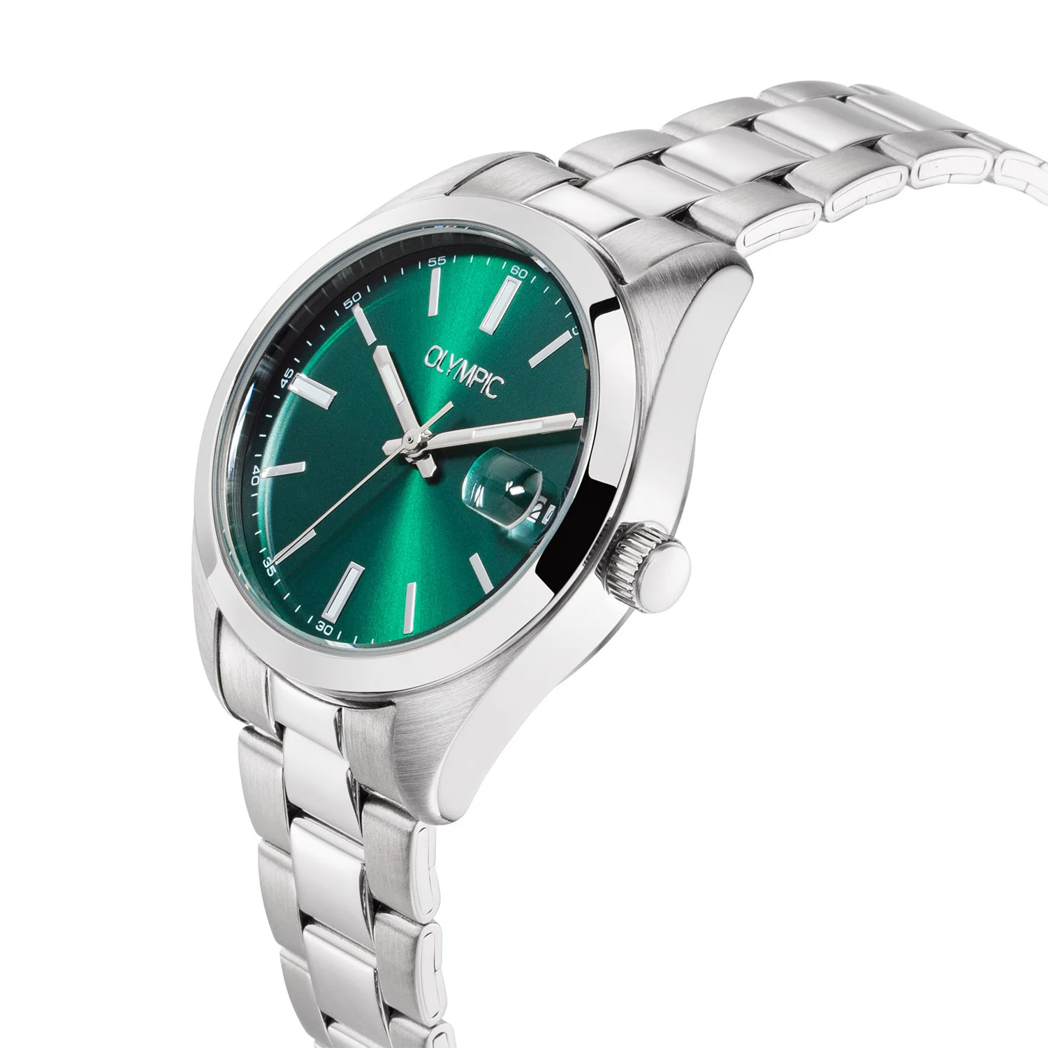 De OL Louise Dms. Stl. Stl. Groen, modelnummer OL75DSS003, is een stijlvolle dameshorloge. Met een elegante groene wijzerplaat en een duurzame roestvrijstalen band, biedt dit polshorloge zowel stijl als comfort. Perfect voor dagelijks gebruik of speciale gelegenheden. Draag het om je pols voor een verfijnde en modieuze uitstraling. Een must-have accessoire voor elke horlogeliefhebber.